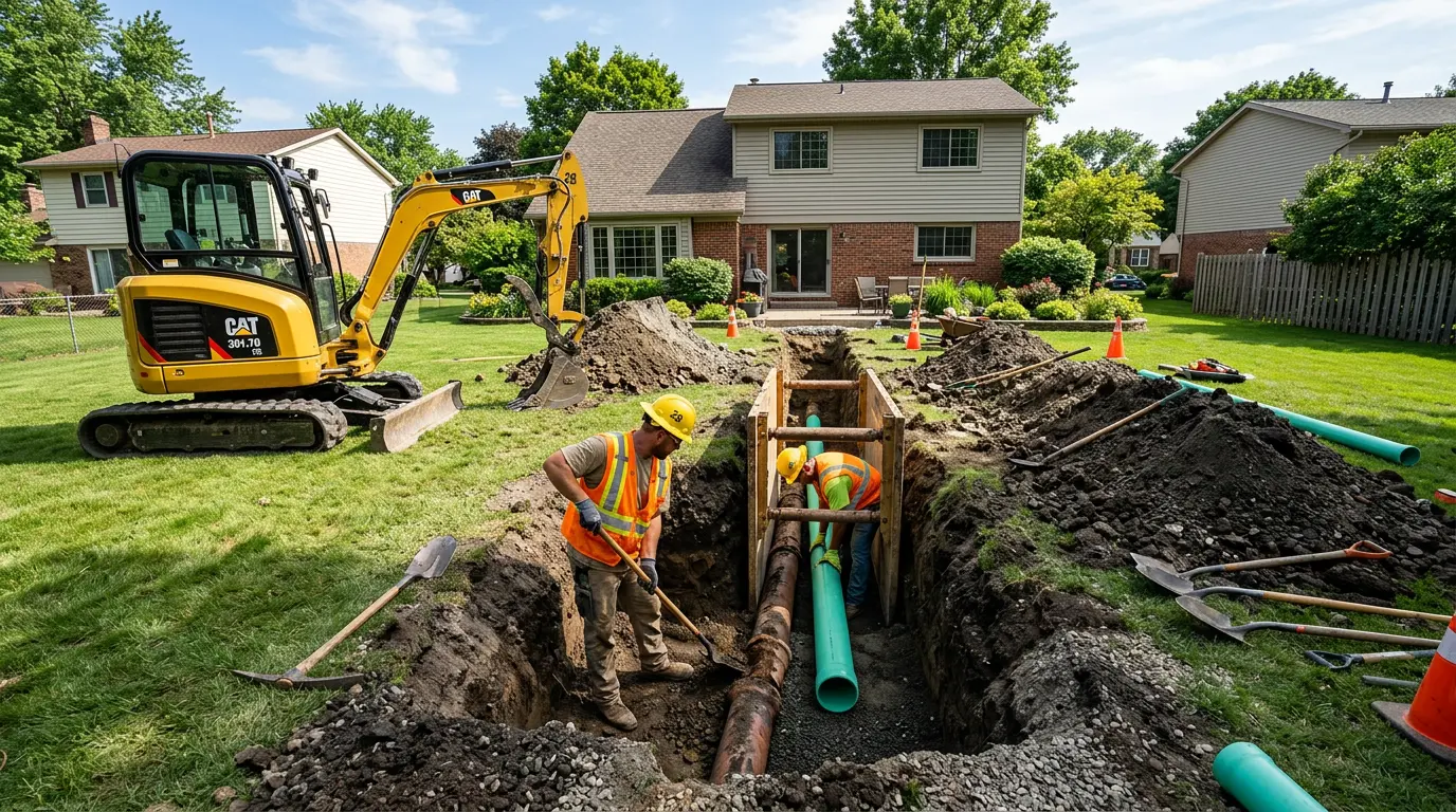 Sewer Line Replacement in Maple Shade, NJ